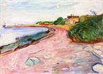 Edvard Munch  - Bilder Gemälde - Beach