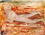 Edvard Munch  - Bilder Gemälde - Boy Lying on His Stomach