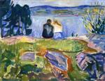 Edvard Munch  - Bilder Gemälde - Budding Leaves