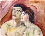 Edvard Munch  - Bilder Gemälde - Cheek to Cheek