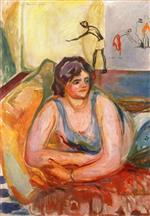 Edvard Munch  - Bilder Gemälde - Cleopatra