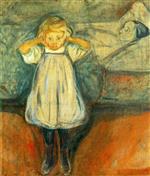 Edvard Munch  - Bilder Gemälde - Death and the Child