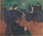 Edvard Munch  - Bilder Gemälde - Death in the Sick Room