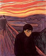 Edvard Munch  - Bilder Gemälde - Despair