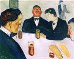 Edvard Munch  - Bilder Gemälde - Drinkers