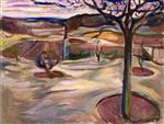Edvard Munch  - Bilder Gemälde - Early Spring
