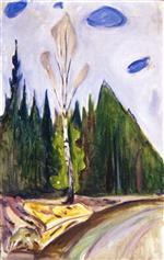 Edvard Munch  - Bilder Gemälde - Early Spring