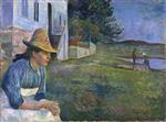 Edvard Munch  - Bilder Gemälde - Evening