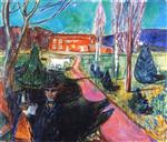 Edvard Munch  - Bilder Gemälde - Evening Mood