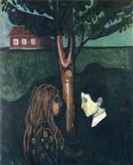 Edvard Munch  - Bilder Gemälde - Eye in Eye
