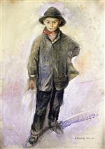 Edvard Munch  - Bilder Gemälde - Fisherboy from Nice