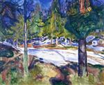 Edvard Munch  - Bilder Gemälde - Forest