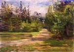 Edvard Munch  - Bilder Gemälde - Forest Landscape