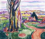 Edvard Munch  - Bilder Gemälde - From Jeløya
