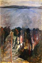 Edvard Munch  - Bilder Gemälde - From Nordstrand