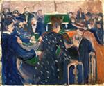 Edvard Munch  - Bilder Gemälde - Gamblers in Monte Carlo