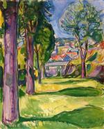 Edvard Munch  - Bilder Gemälde - Garden in Kragerø