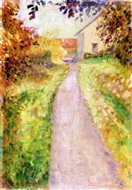Edvard Munch  - Bilder Gemälde - Garden Path