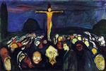 Edvard Munch  - Bilder Gemälde - Golgotha