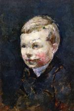 Edvard Munch  - Bilder Gemälde - Head of a Boy