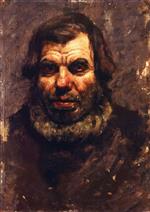 Edvard Munch  - Bilder Gemälde - Head of an Old Man with Beard