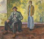 Edvard Munch  - Bilder Gemälde - hristian and Hjørdis Gierløff