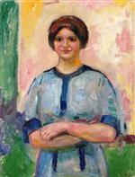 Edvard Munch  - Bilder Gemälde - Ingeborg Kaurin