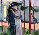Edvard Munch  - Bilder Gemälde - Kiss on the Beach