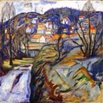 Edvard Munch  - Bilder Gemälde - Kragerø in Spring