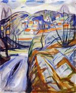 Edvard Munch  - Bilder Gemälde - Kragerø in Spring