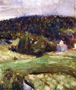 Edvard Munch  - Bilder Gemälde - Landscape