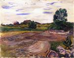 Edvard Munch  - Bilder Gemälde - Landscape