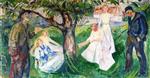 Edvard Munch  - Bilder Gemälde - Life