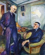 Edvard Munch  - Bilder Gemälde - Lucien Dedichen and Jappe Nilssen