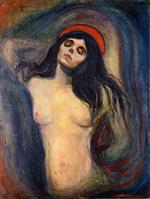 Edvard Munch  - Bilder Gemälde - Madonna