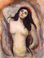 Edvard Munch  - Bilder Gemälde - Madonna