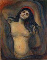 Edvard Munch  - Bilder Gemälde - Madonna