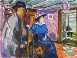 Edvard Munch  - Bilder Gemälde - Man and Woman