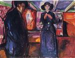 Edvard Munch  - Bilder Gemälde - Man and Woman