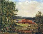 Edvard Munch  - Bilder Gemälde - Maridalen by Oslo