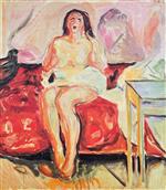Edvard Munch  - Bilder Gemälde - Morning Yawn