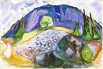 Edvard Munch  - Bilder Gemälde - Mountains