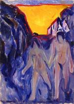 Bild:Naked Man and Woman, Walking