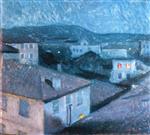 Edvard Munch  - Bilder Gemälde - Night in Nice