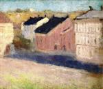 Edvard Munch  - Bilder Gemälde - Olaf Rye's Square towards South East