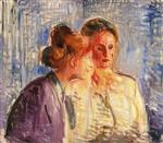 Edvard Munch  - Bilder Gemälde - Olga and Rosa Meissner
