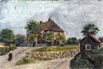 Edvard Munch  - Bilder Gemälde - Ovre Foss Mansion