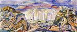 Edvard Munch  - Bilder Gemälde - Peace and the Rainbow