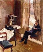 Edvard Munch  - Bilder Gemälde - Peter Andreas Reading