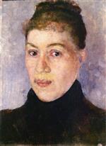 Edvard Munch  - Bilder Gemälde - Portrait of a Woman